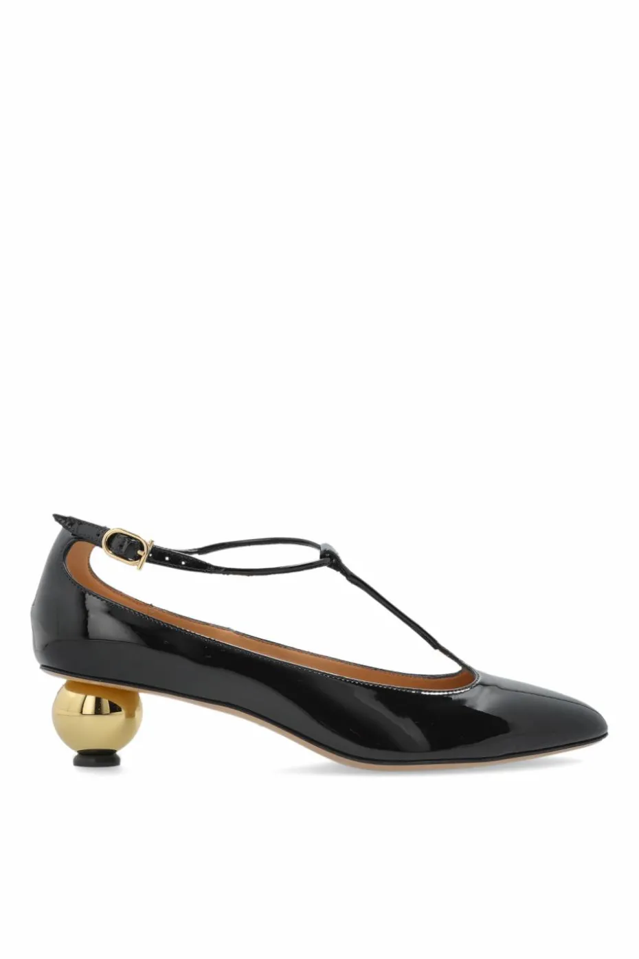 FERRAGAMO CZARNY Buty na obcasie `Tania`