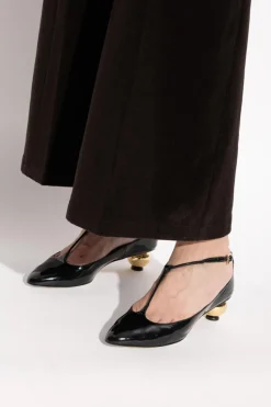 FERRAGAMO CZARNY Buty na obcasie `Tania`