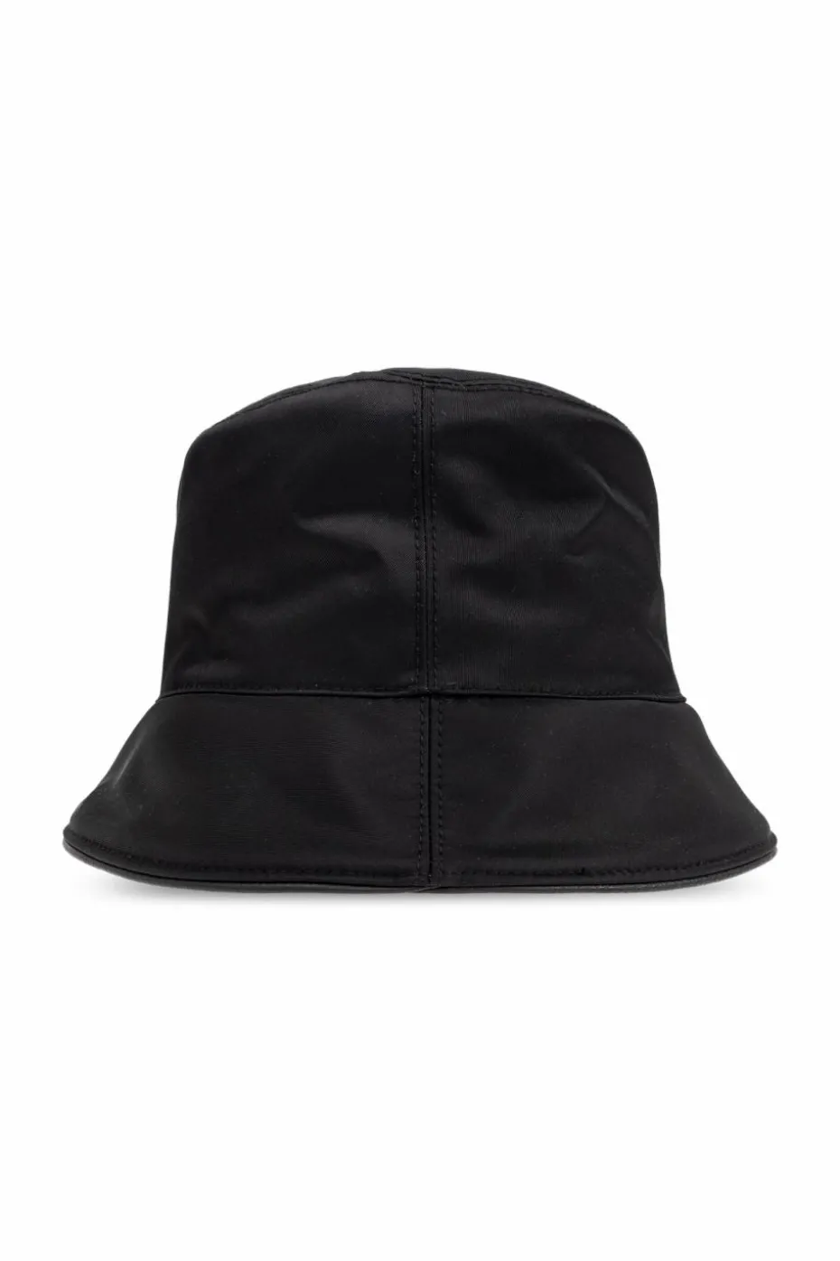 FERRAGAMO CZARNY Czapka typu `bucket`