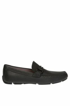 FERRAGAMO CZARNY Mokasyny ‘Front 4’