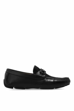 FERRAGAMO CZARNY Mokasyny `Parigi`