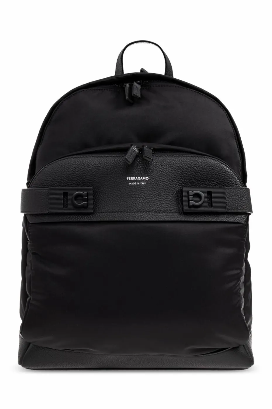 FERRAGAMO CZARNY Plecak z logo