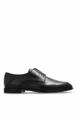 FERRAGAMO CZARNY Skórzane buty ‘Fosco’