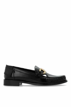 FERRAGAMO CZARNY Skórzane buty ‘Maryan’