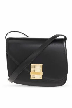 FERRAGAMO CZARNY Torba na ramię z logo