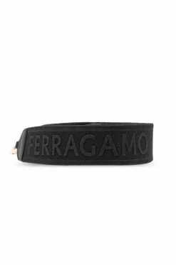 FERRAGAMO CZARNY Torba na ramię `Smile Medium`