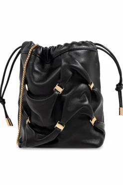 FERRAGAMO CZARNY Torba na ramię typu `bucket`
