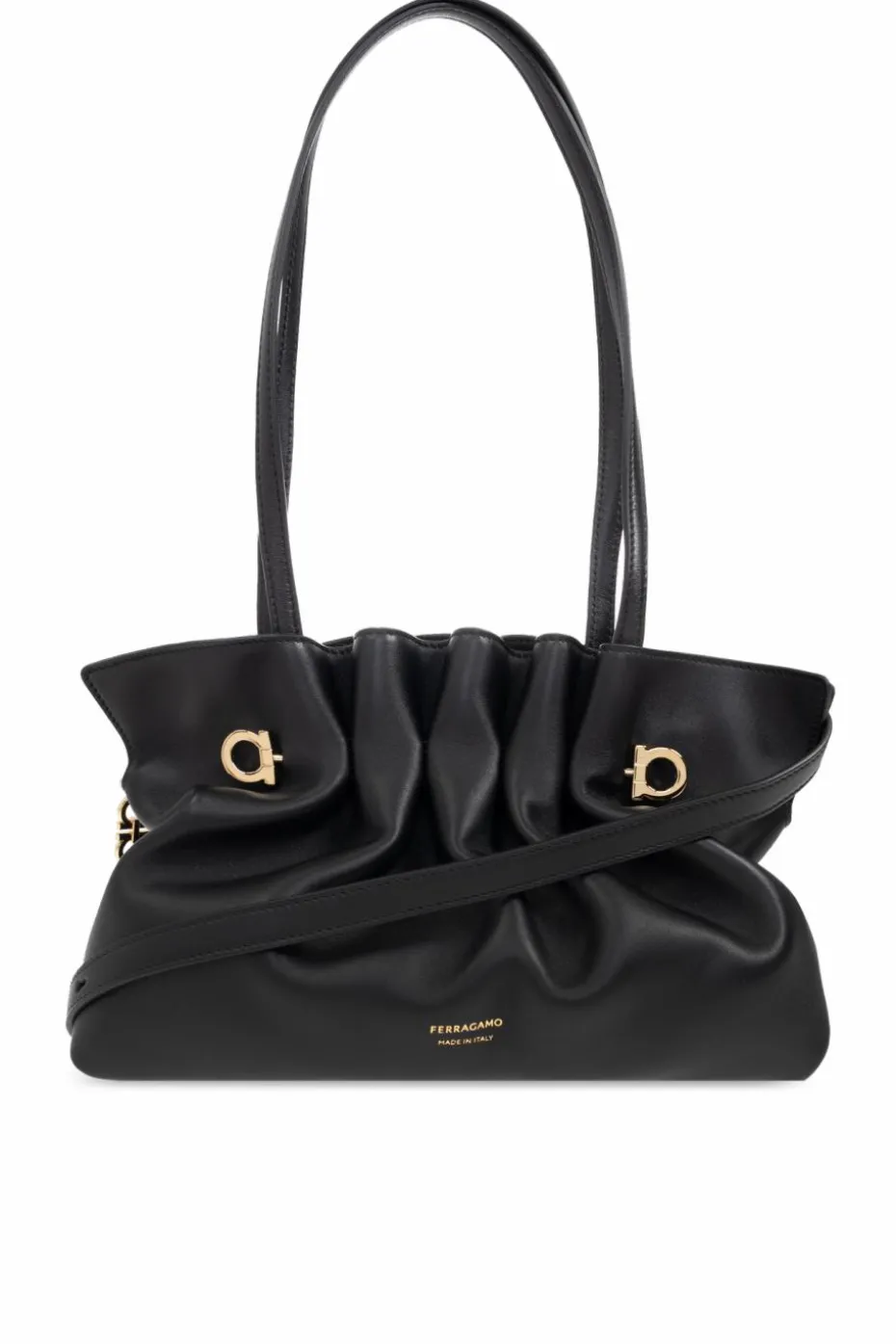 FERRAGAMO CZARNY Torba na ramię `Pierc Small`
