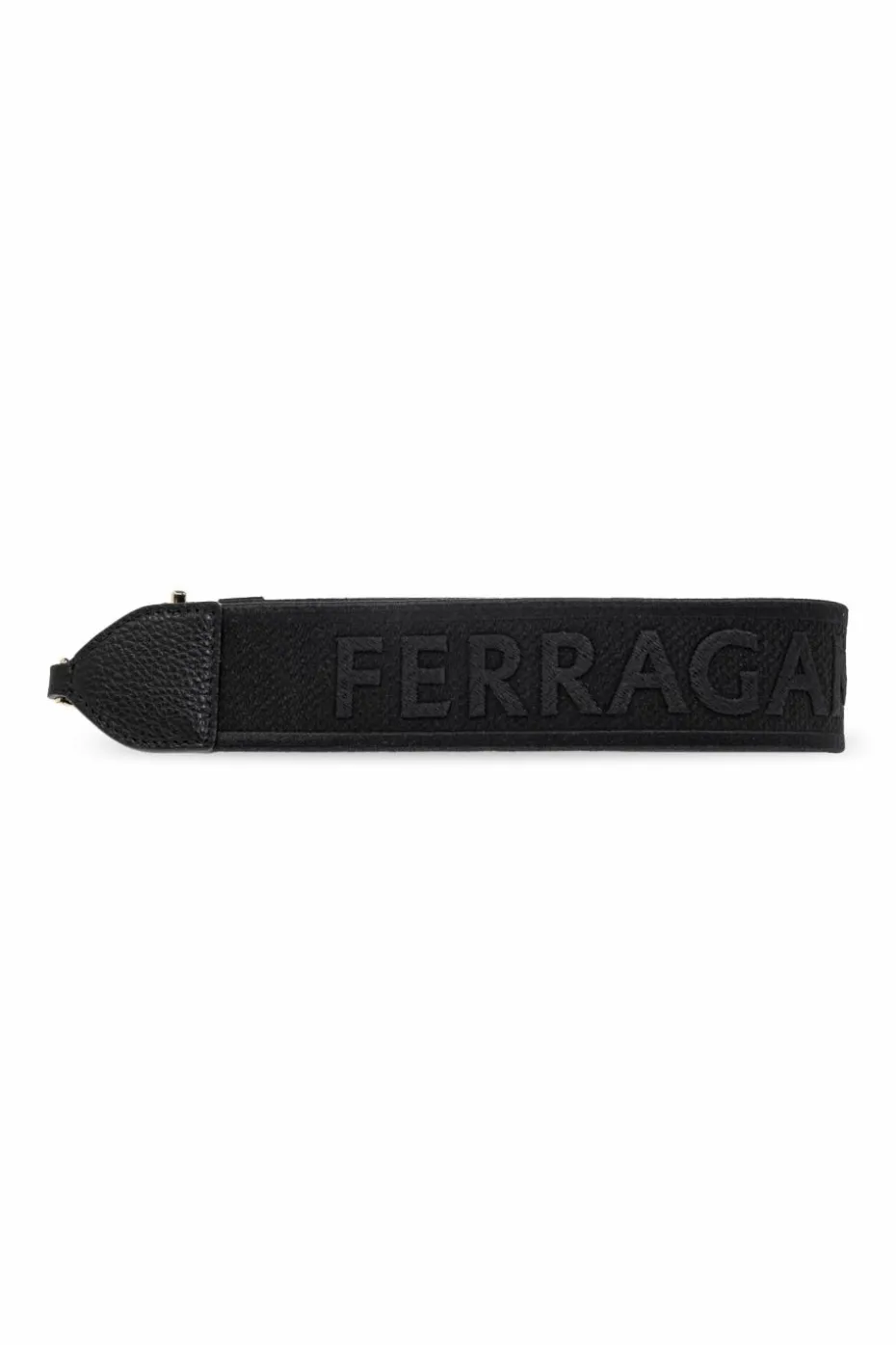 FERRAGAMO CZARNY Torba na ramię `Noth-South Hobo Medium`