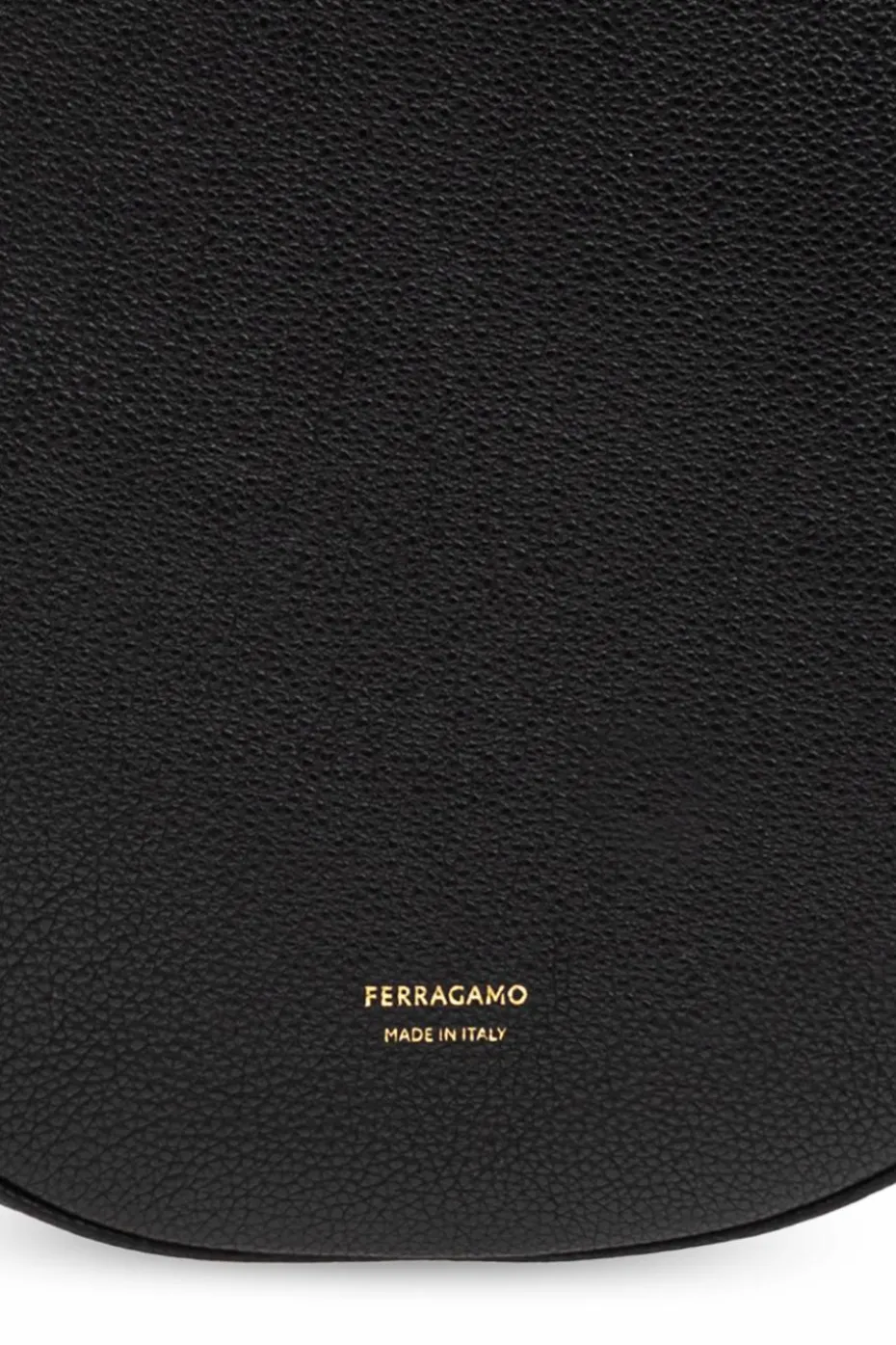 FERRAGAMO CZARNY Torba na ramię `Noth-South Hobo Medium`