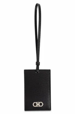 FERRAGAMO CZARNY Zestaw: etui na dokumenty, etui na karty