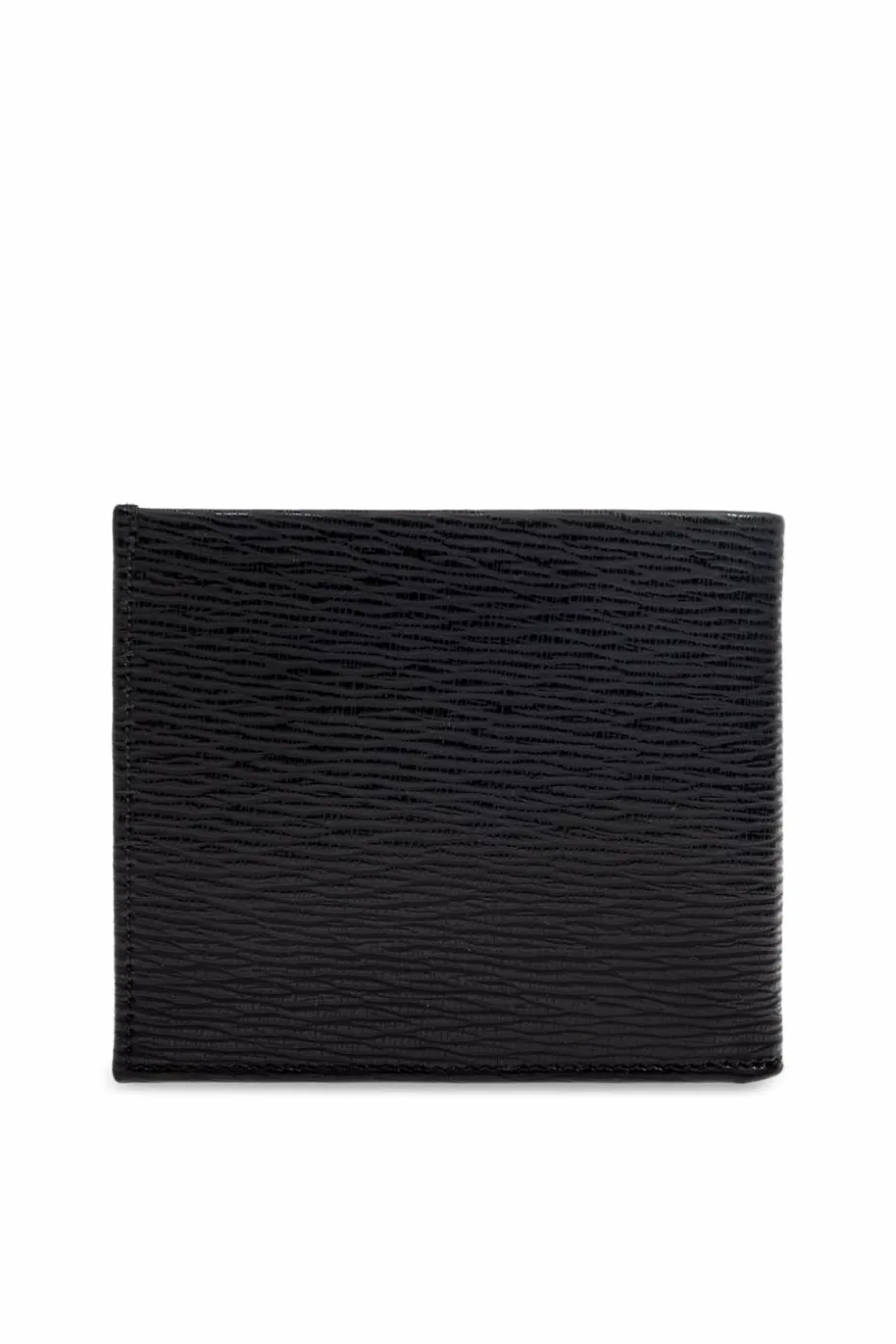 FERRAGAMO CZARNY Zestaw: portfel, etui na karty i brelok