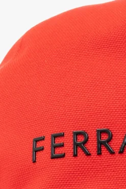FERRAGAMO CZERWONY Czapka z daszkiem