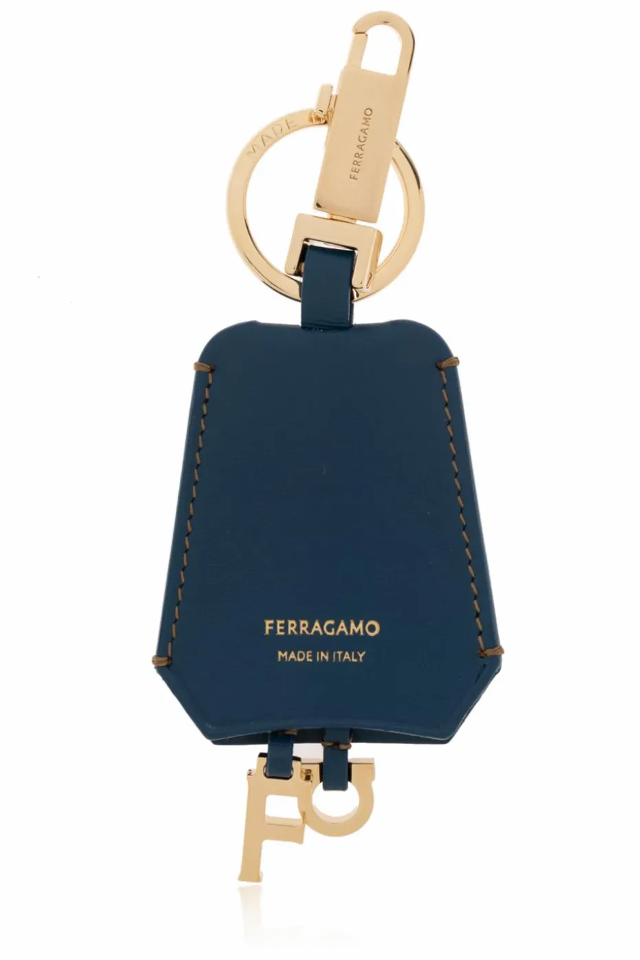 FERRAGAMO GRANATOWY Brelok do kluczy