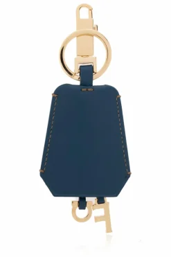 FERRAGAMO GRANATOWY Brelok do kluczy
