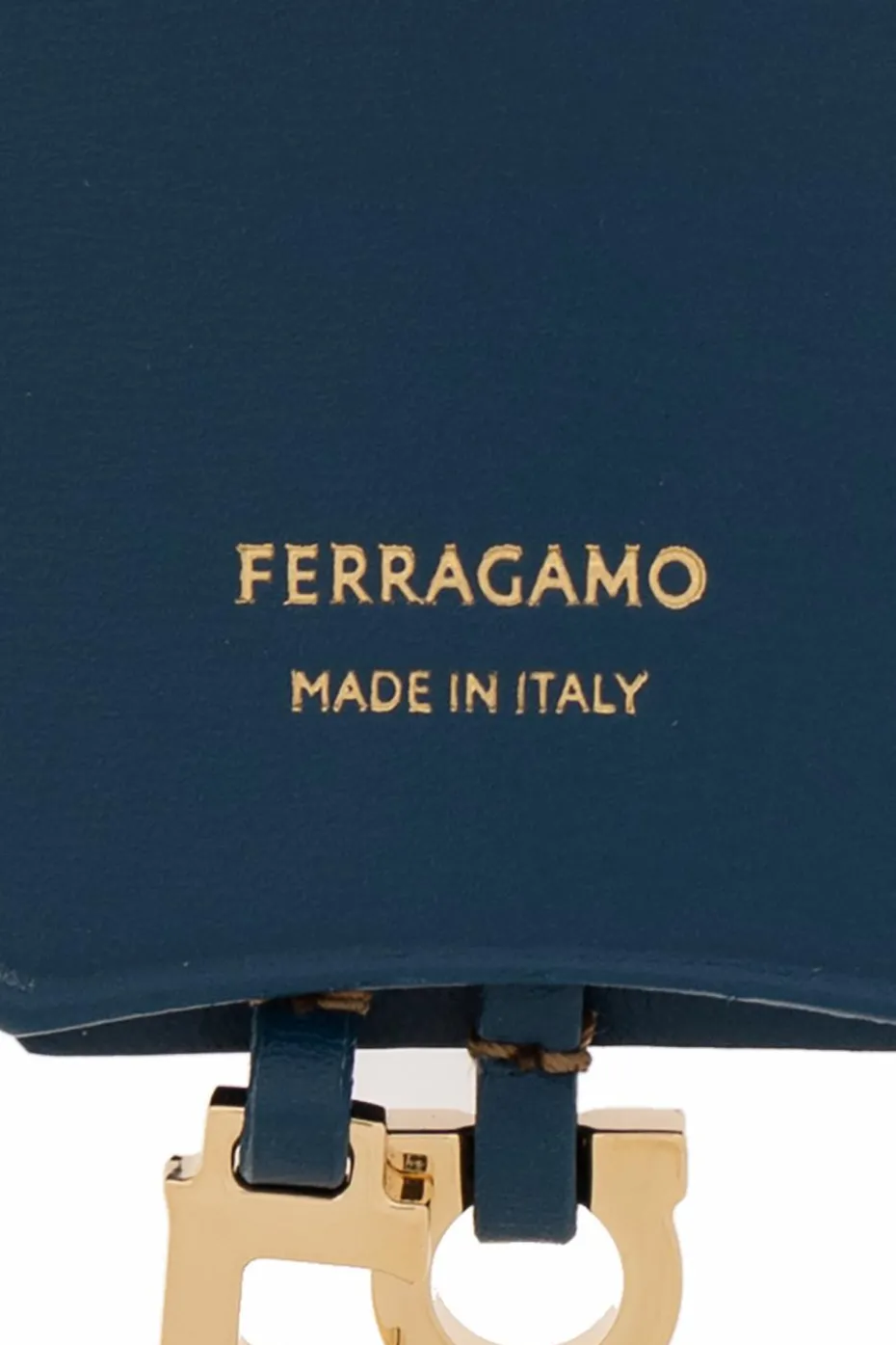 FERRAGAMO GRANATOWY Brelok do kluczy