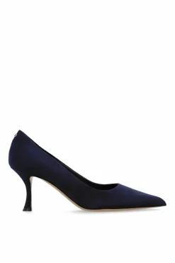 FERRAGAMO GRANATOWY Buty na obcasie `Elydea`