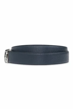 FERRAGAMO GRANATOWY Dwustronny pasek