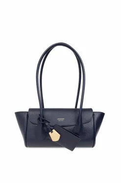 FERRAGAMO GRANATOWY Torba na ramię ‘Firenze’