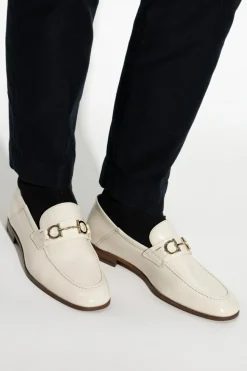 FERRAGAMO kremowy Buty `Biarritz` typu `loafers`