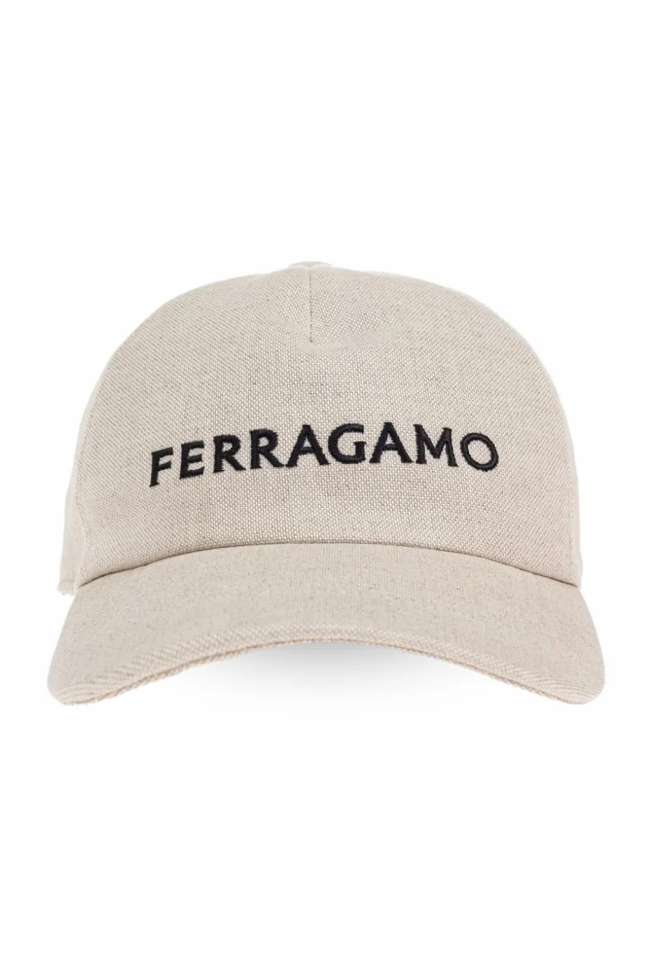 FERRAGAMO kremowy Czapka z daszkiem