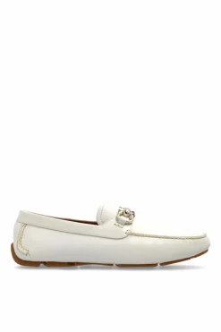 FERRAGAMO kremowy Mokasyny `Parigi`