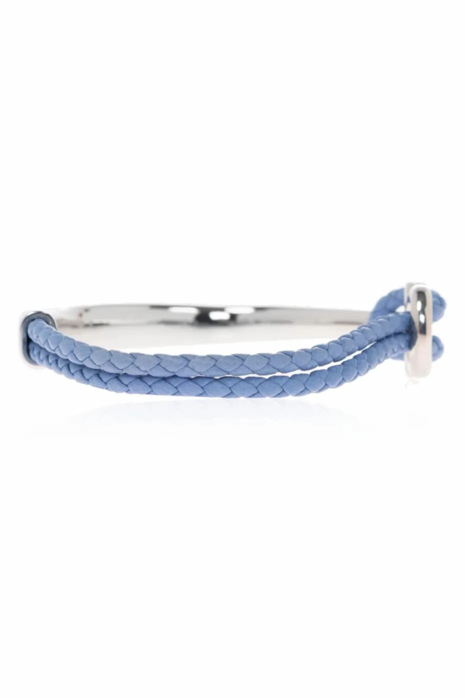 FERRAGAMO SREBRNY Bransoleta z wygrawerowanym logo