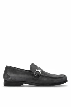 FERRAGAMO SZARY Buty typu `loafers`