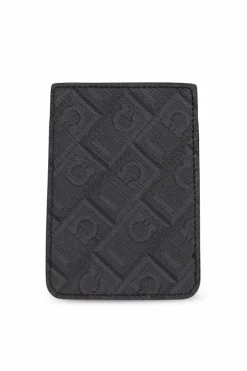FERRAGAMO SZARY Etui na karty MagSafe