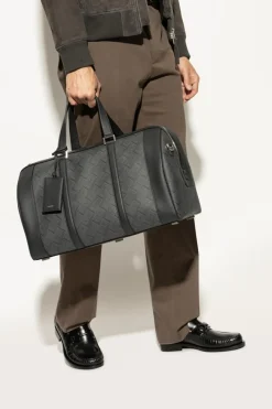 FERRAGAMO SZARY Torba podręczna