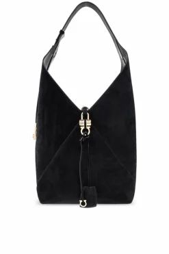 FERRAGAMO SZARY Torba typu `shopper`