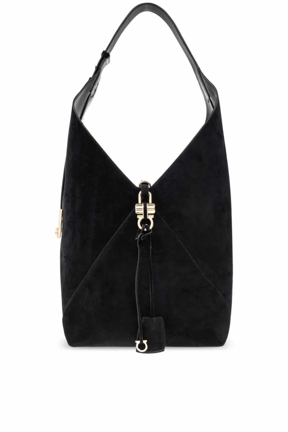 FERRAGAMO SZARY Torba typu `shopper`