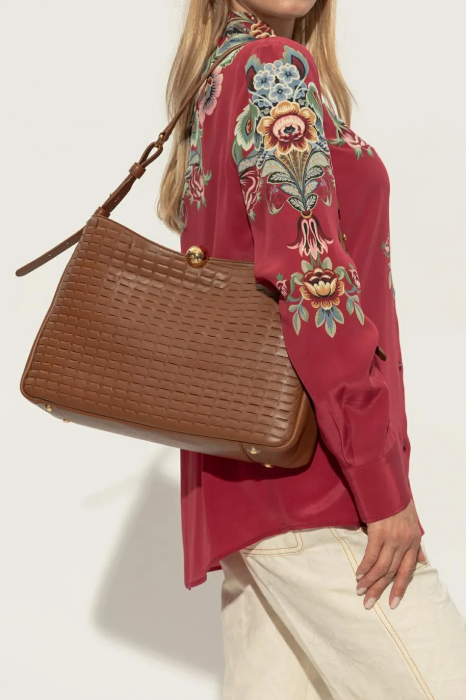 Furla BRĄZOWY Torba na ramię `Sfera Soft Large`