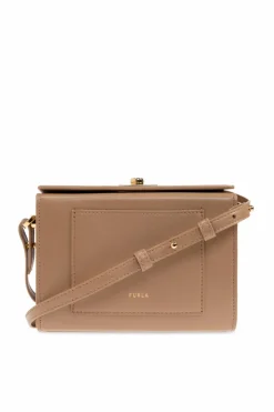 Furla BRĄZOWY Torba na ramię `Acro Mini`