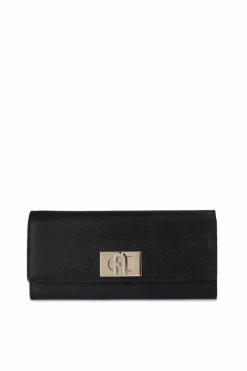 Furla CZARNY Portfel ‘1927’ z logo