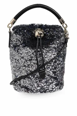Furla SREBRNY Torba do ręki `Mionido` typu `bucket`