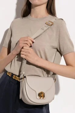 Furla SZARY Torba na ramię `Lotus Mini`