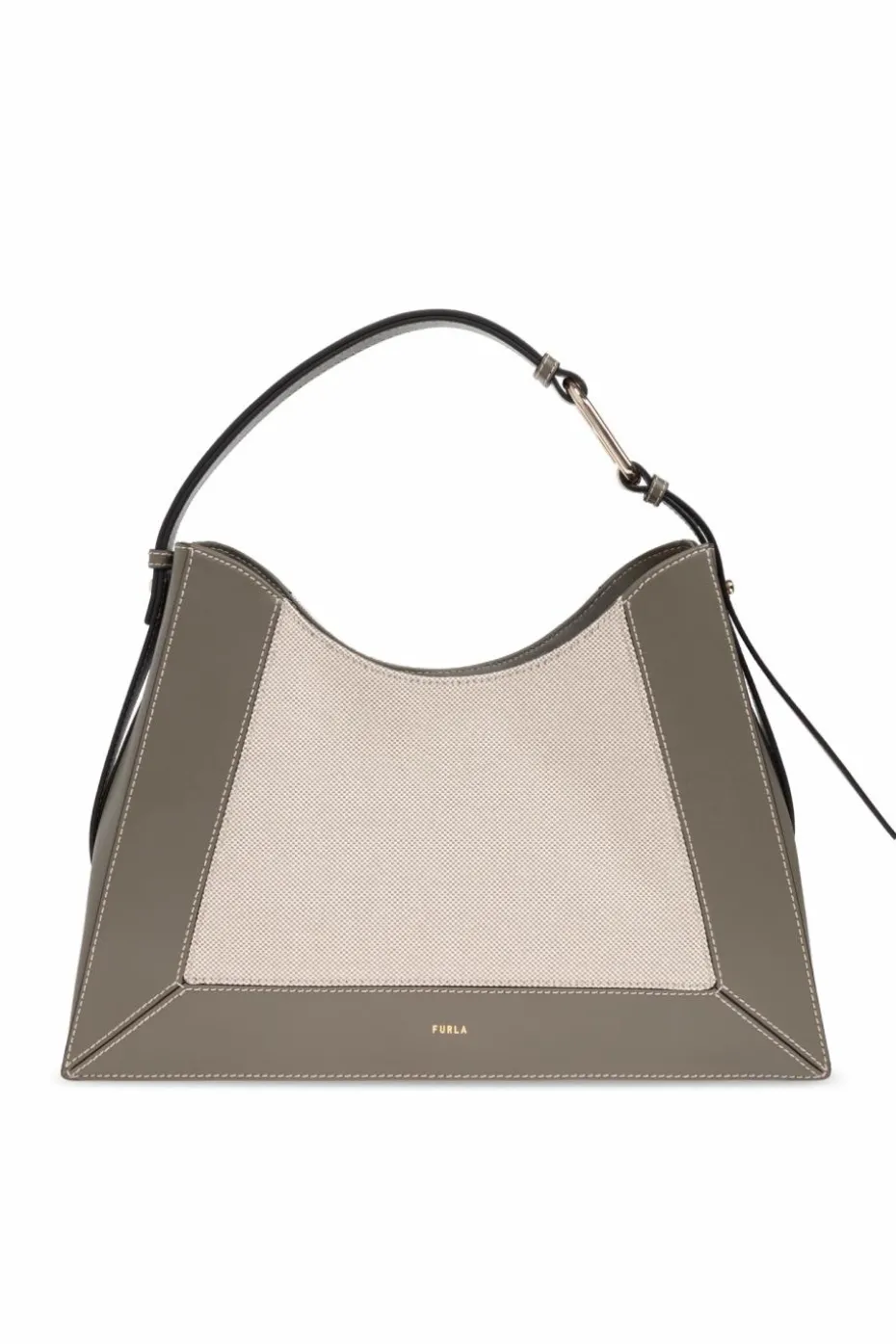 Furla ZIELONY Torba `Baia Large` typu `shopper`