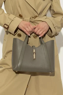 Furla ZIELONY Torba do ręki `Goccia Small`