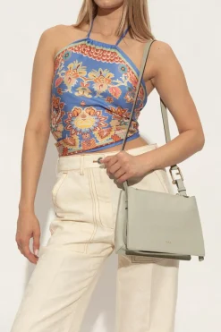 Furla ZIELONY Torba na ramię `Nuvola Small`