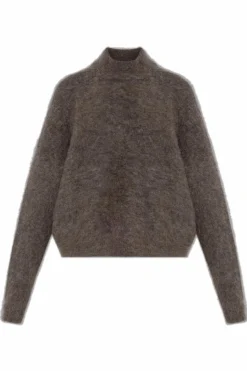 Gestuz BRĄZOWY Sweter `Gzdebbie`