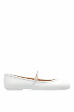 Gianvito Rossi BIAŁY Baleriny `Carla`