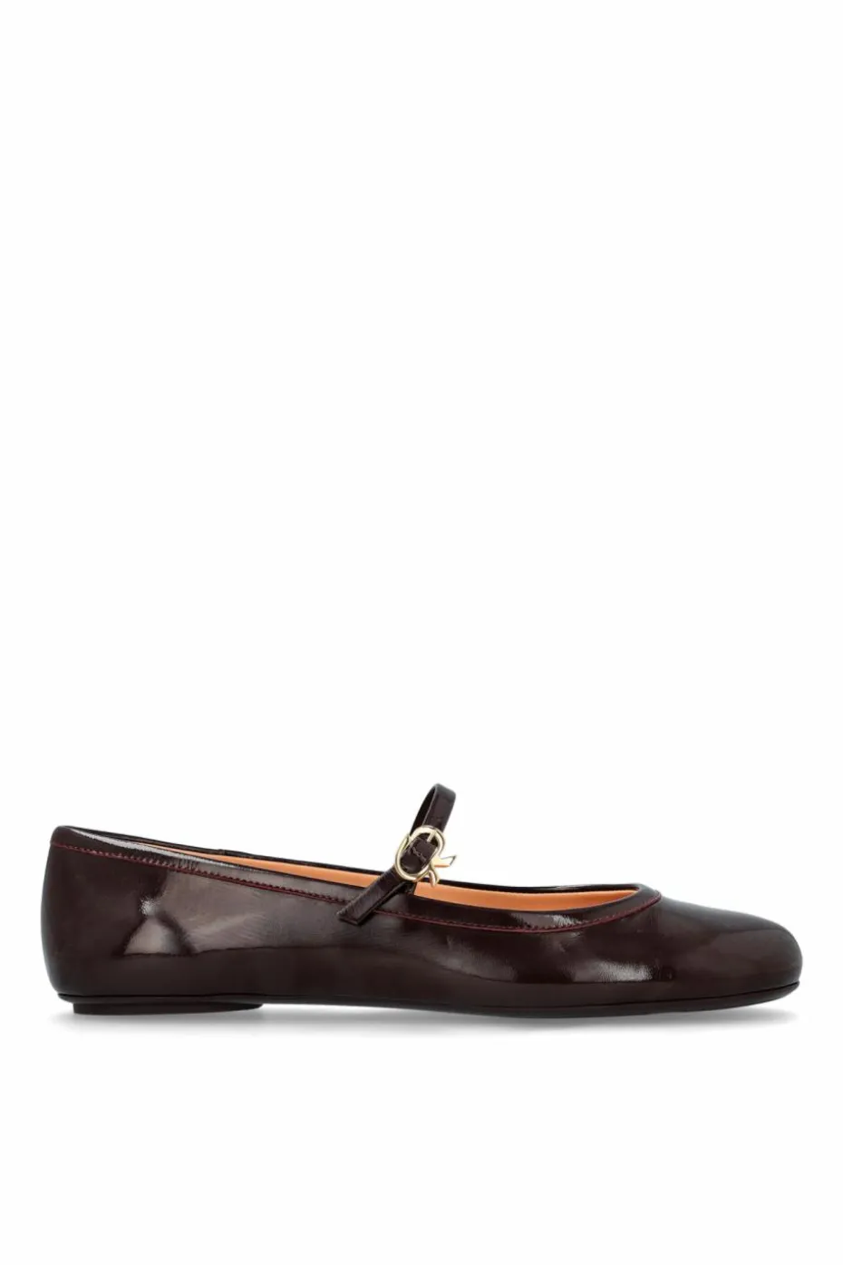 Gianvito Rossi BRĄZOWY Baleriny `Carla`