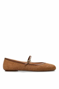 Gianvito Rossi BRĄZOWY Baleriny `Carla`
