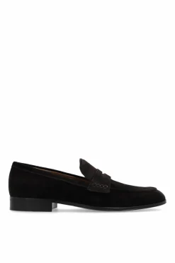 Gianvito Rossi BRĄZOWY Buty `George` typu `loafers`