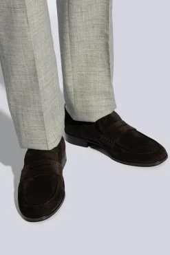 Gianvito Rossi BRĄZOWY Buty `George` typu `loafers`