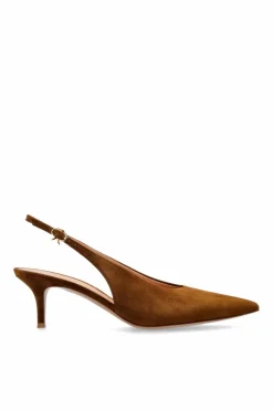 Gianvito Rossi BRĄZOWY Buty na obcasie `Robbie`