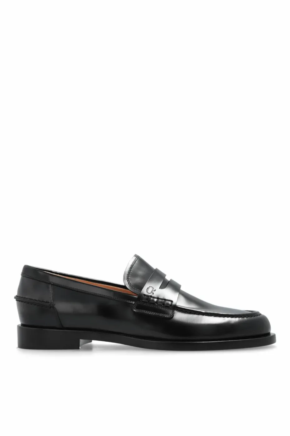 Gianvito Rossi CZARNY Buty `Michael` typu `loafers`