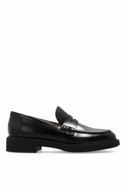 Gianvito Rossi CZARNY Buty `Harris` typu `loafers`