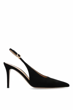 Gianvito Rossi CZARNY Buty na obcasie `Robbie Sling`